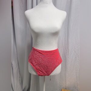 Good American Coral Swim Bottoms